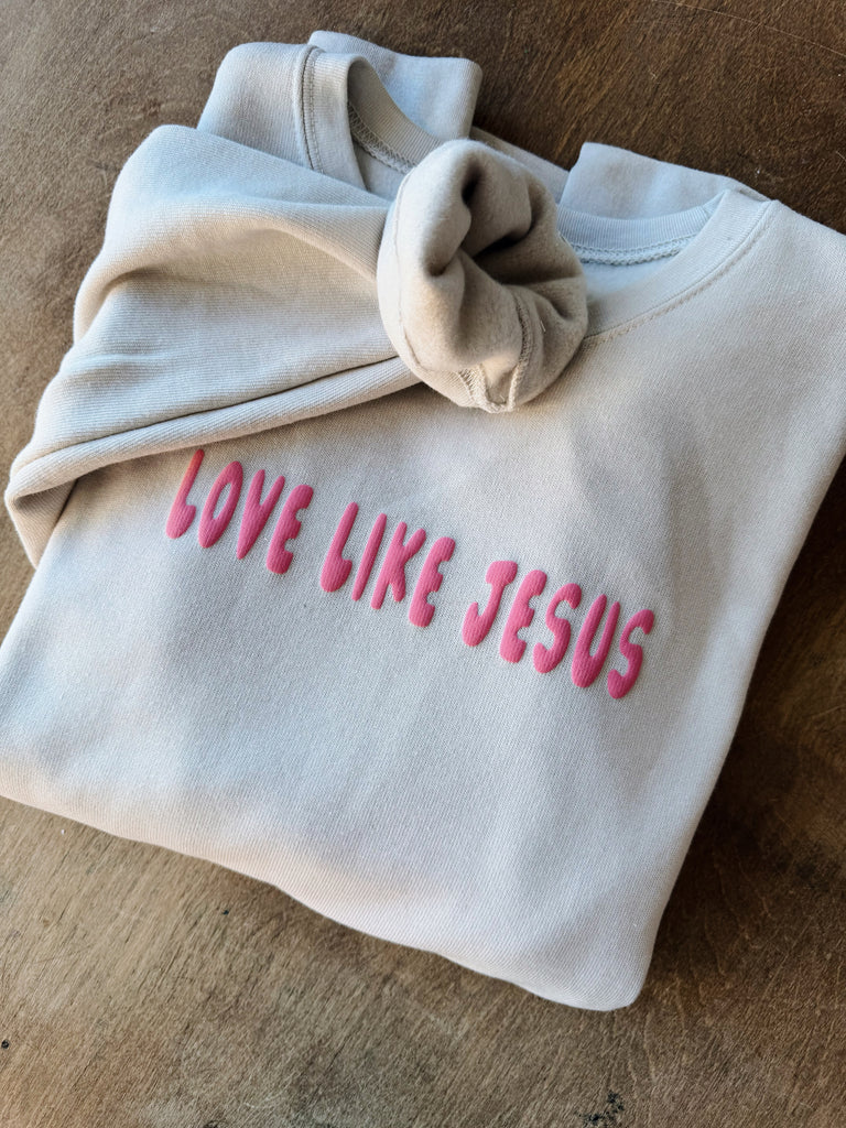 Love Like Jesus Sweatshirt // Bella Canvas