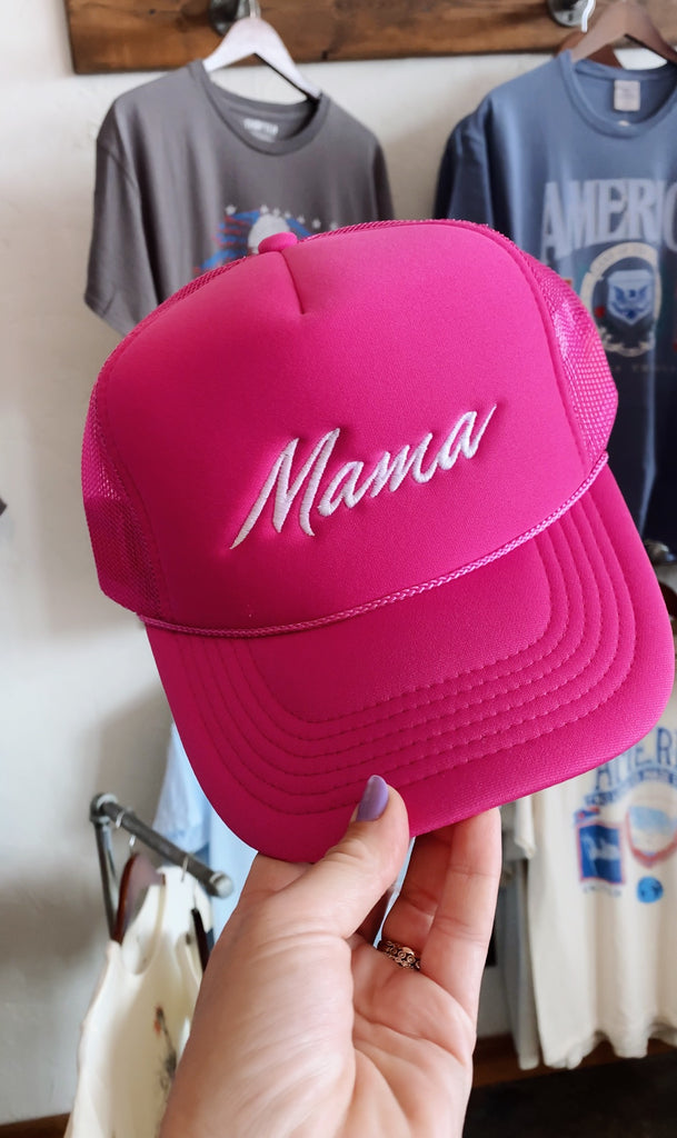 The Mama Trucker Hat // Pink