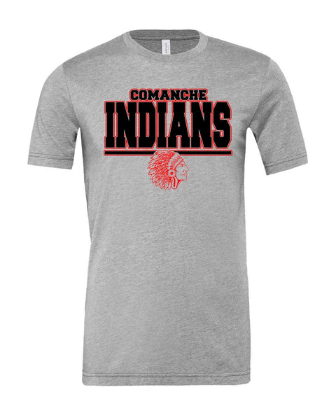 PREORDER // Local Spirit Tee COMANCHE MASCOT LINES