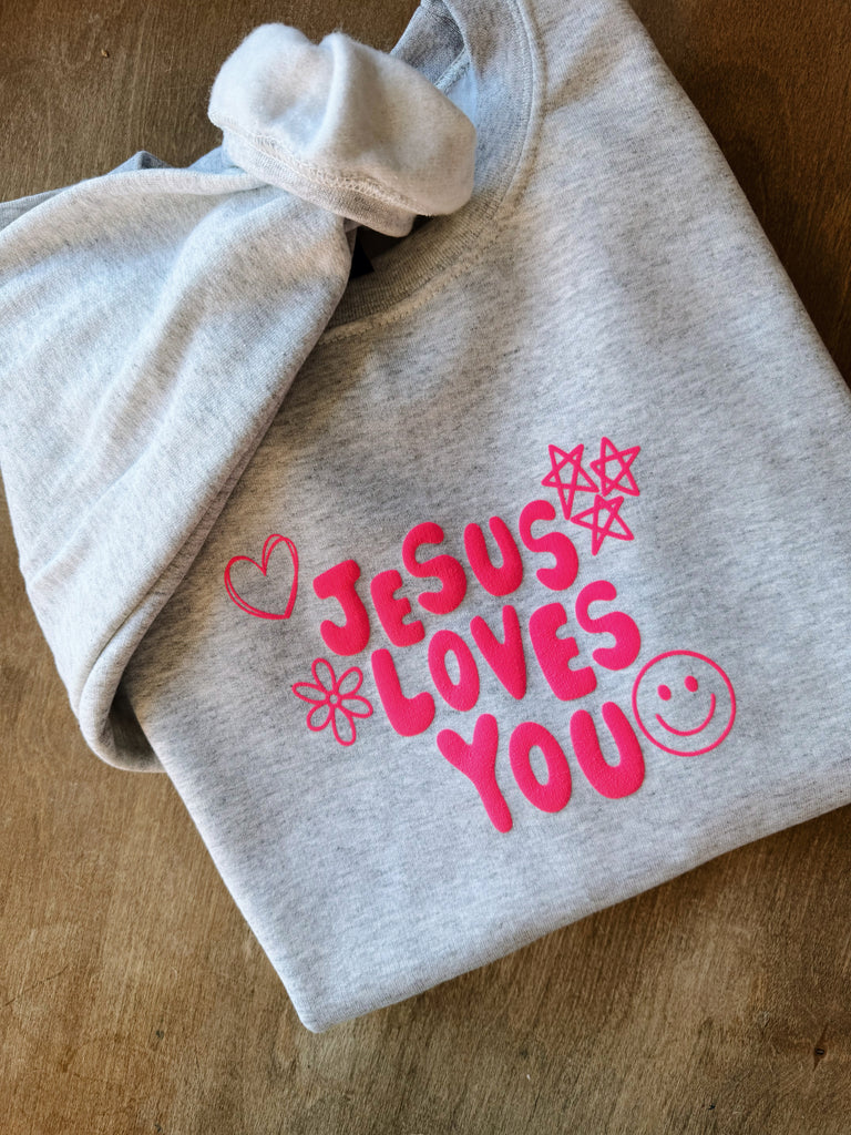 Jesus Loves You Doodle Sweatshirt