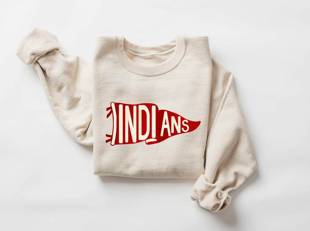 Local Spirit Pennant Sweatshirt Preorder // INDIANS