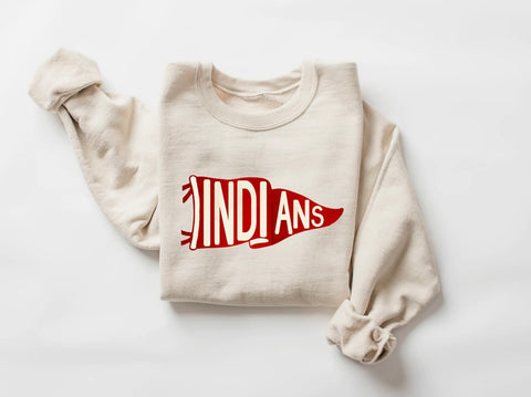 Local Spirit Pennant Sweatshirt Preorder // INDIANS