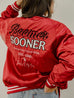 The OU Sooners Embroidered Satin Jacket