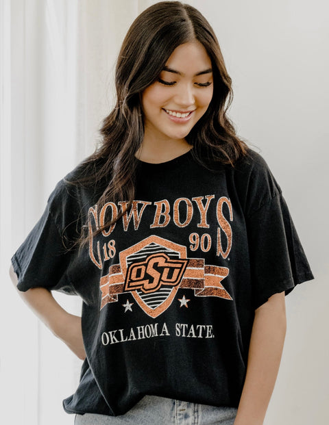 The OSU Pep Rally Thrifted Tee