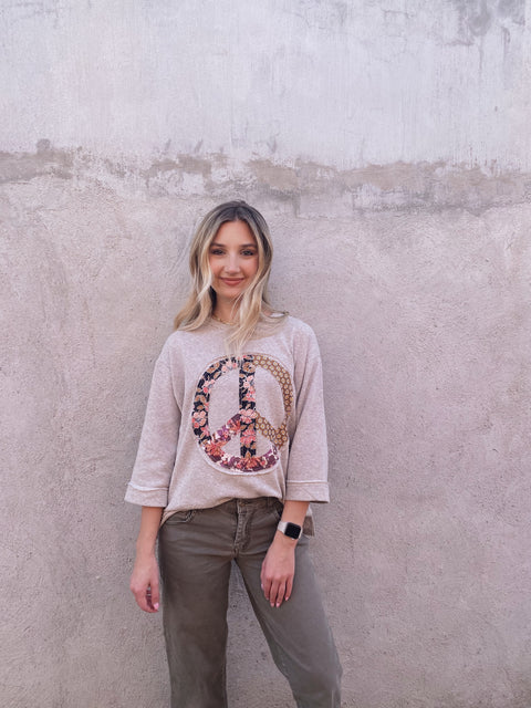 The Peace Top // Khaki