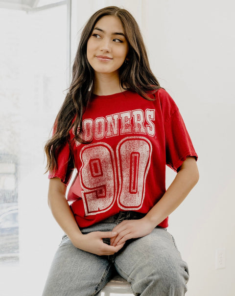 The Sooners 90 Thrifted Tee