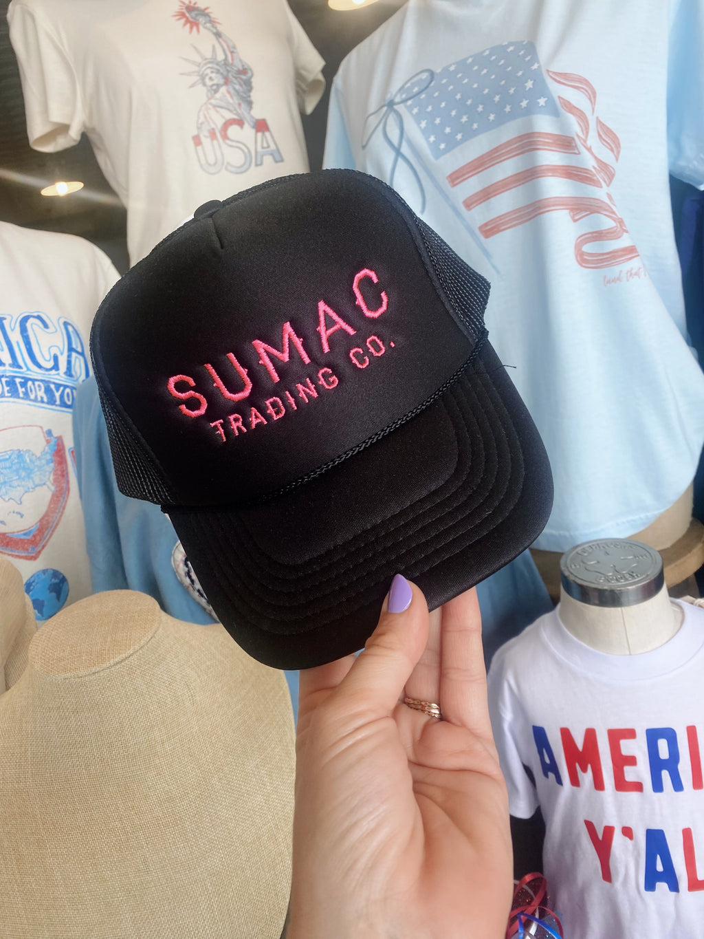 The Sumac Trucker / Black and Pink