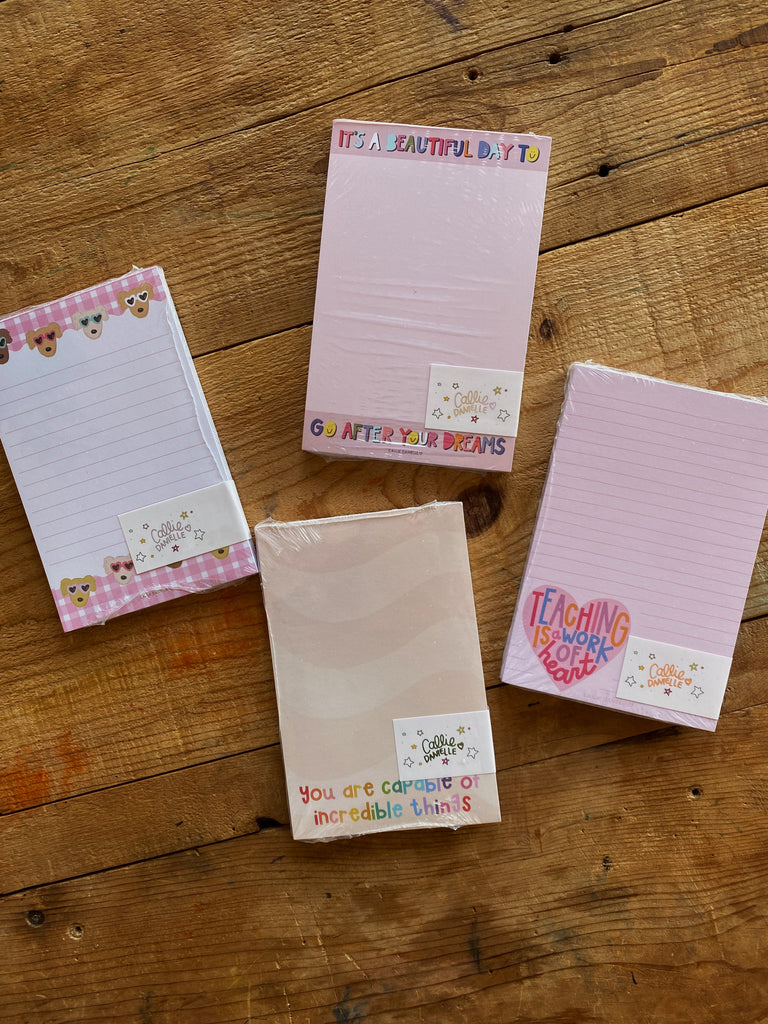 Callie Danielle Notepad // Assorted